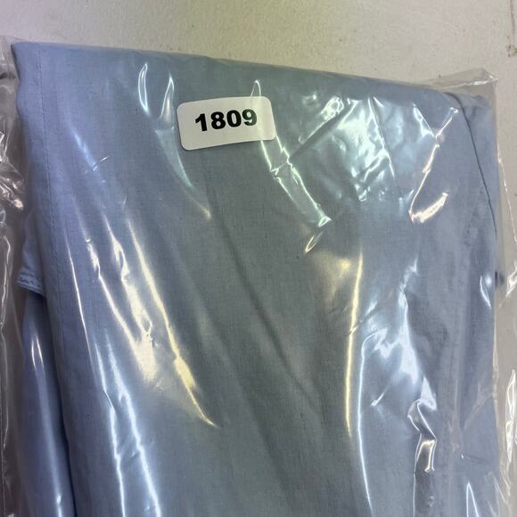 Theory Light Blue Linen Blend Lined Mini Dress Women's Size 10 - Picture 11 of 11